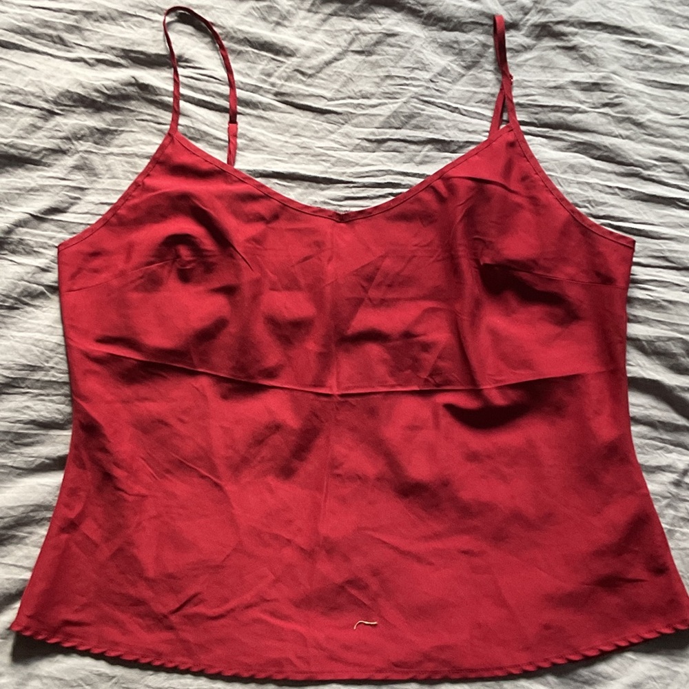 Elegant Red Women's Camisole Top